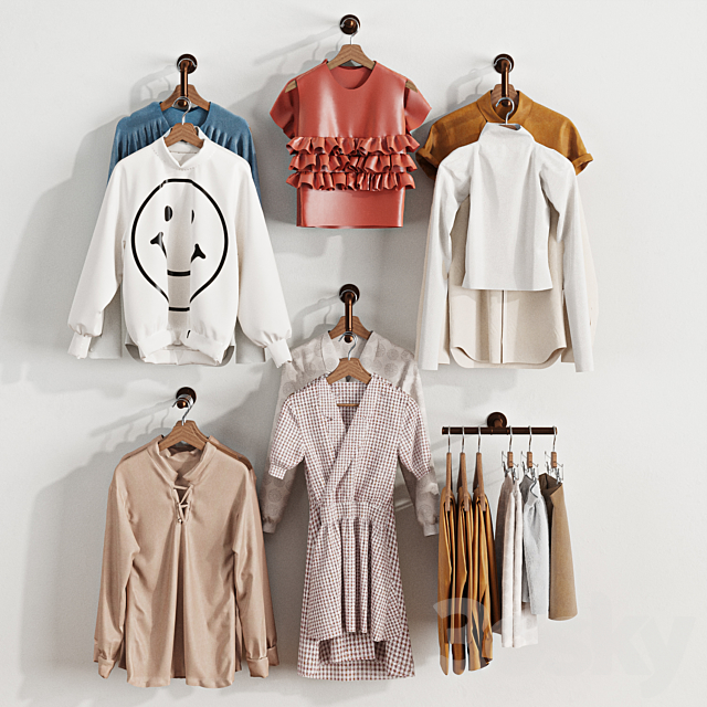 女装服装店衣架展示架衣服包包鞋子_8_43ba6fed73ff