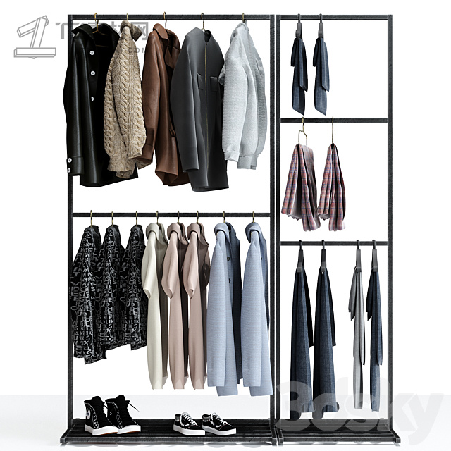 服装店衣架展示架衣服包包鞋子_3_e93be78572ba